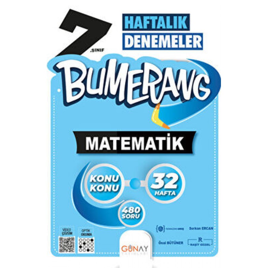 Günay 7.Sınıf Bumerang Haftalık Matematik Denemeleri