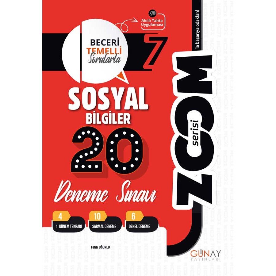 Günay 7.Sınıf Zoom Sosyal Bilgiler 20’li Branş Denemeler