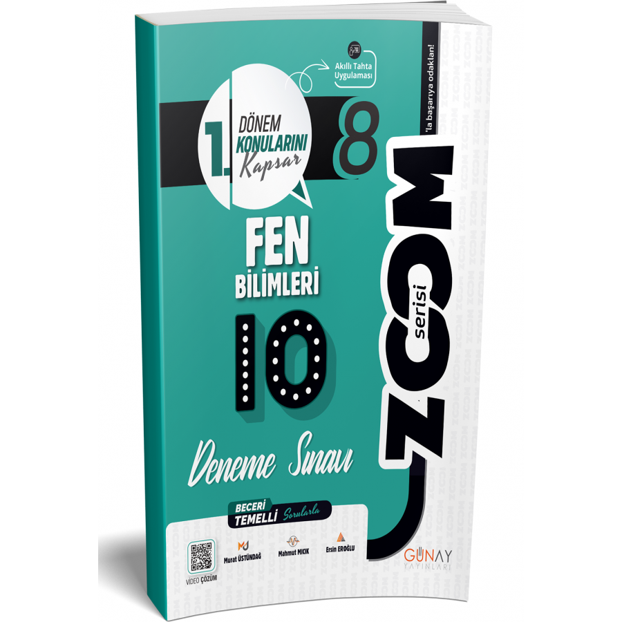 Günay 8. Sınıf Fen Bilgisi 10’lu Branş Denemeler