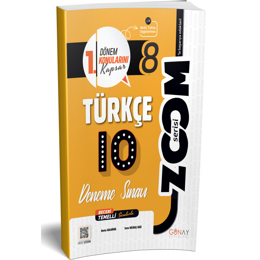 Günay 8. Sınıf Türkçe 10’lu Branş Denemeler Günay 8. Sınıf Türkçe 10’lu Branş Denemeler
