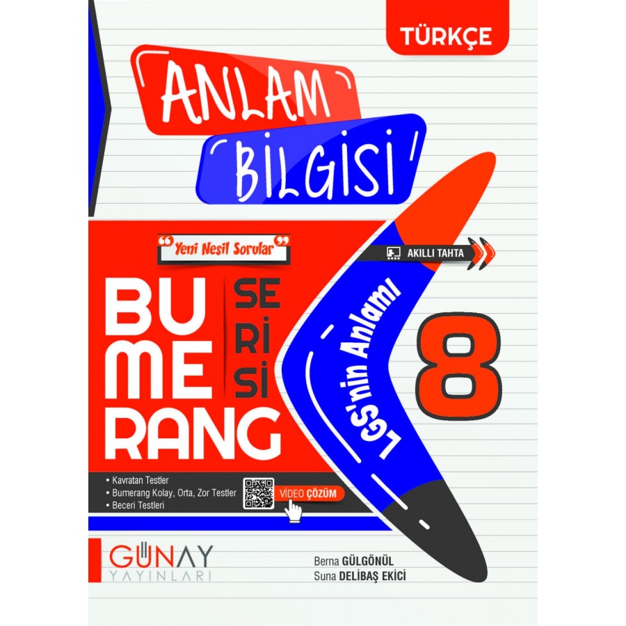 Günay Bumerang Anlam Bilgisi Soru Bankası