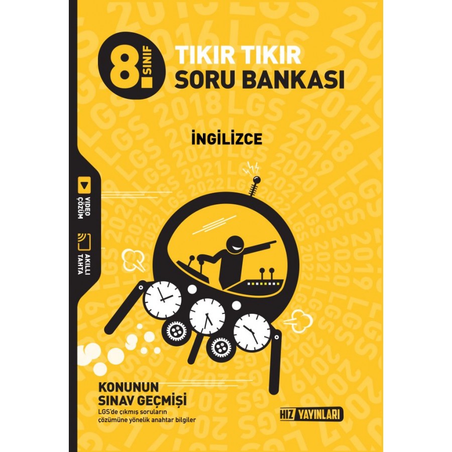 HIZ 8. Sınıf İngilizce Tıkır Tıkır Soru Bankası  