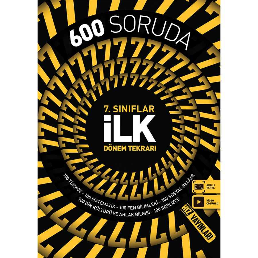 HIZ 600 SORUDA 7. SINIFLAR İLK DÖNEM TEKRARI