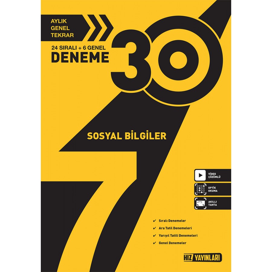 HIZ 7. Sınıf Sosyal Bilgiler 30'lu Deneme