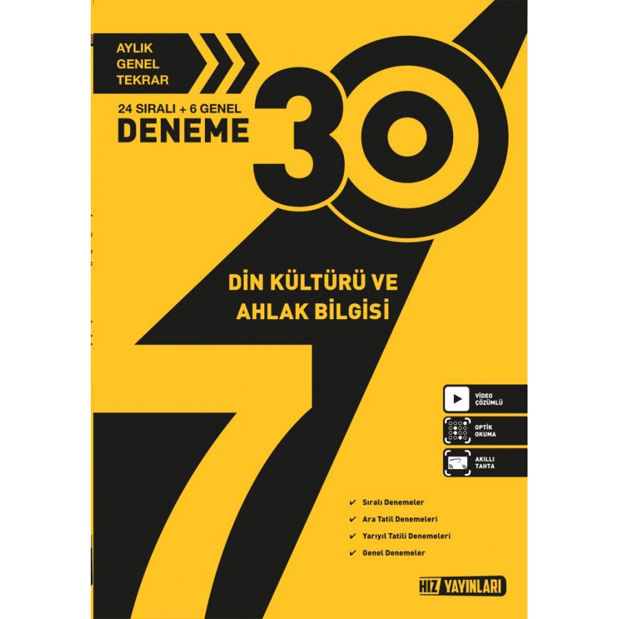 HIZ 7. Sınıf Din Kültürü 30'lu Deneme