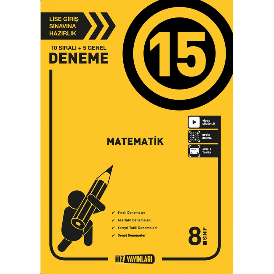 HIZ 8.Sınıf Matematik 15'li Deneme
