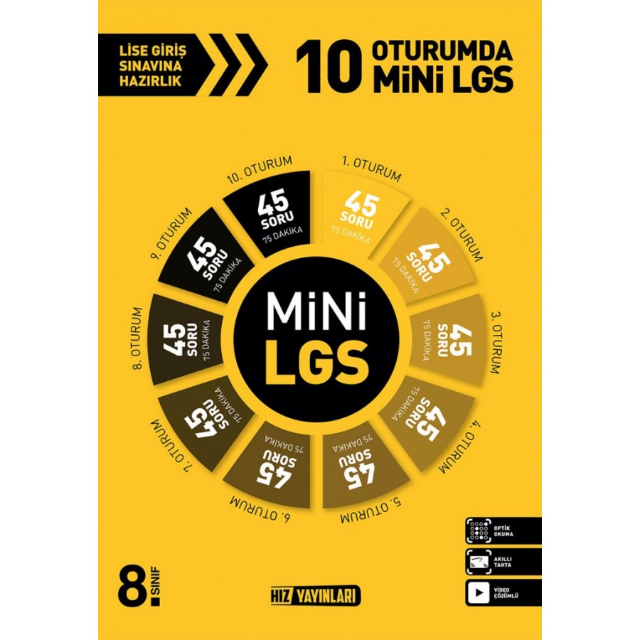 HIZ 8. Sınıf 10 Oturumda Mini LGS HIZ 8. Sınıf 10 Oturumda Mini LGS